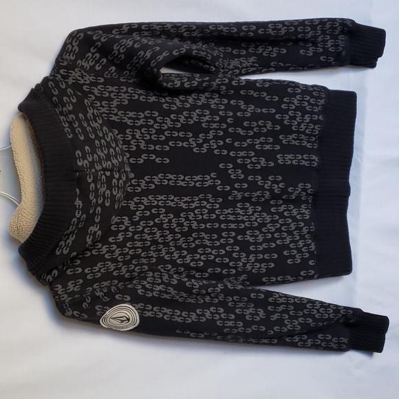 Volcom Women's Sherpa Lined Hoodie Black Size Small - Picture 4 of 5